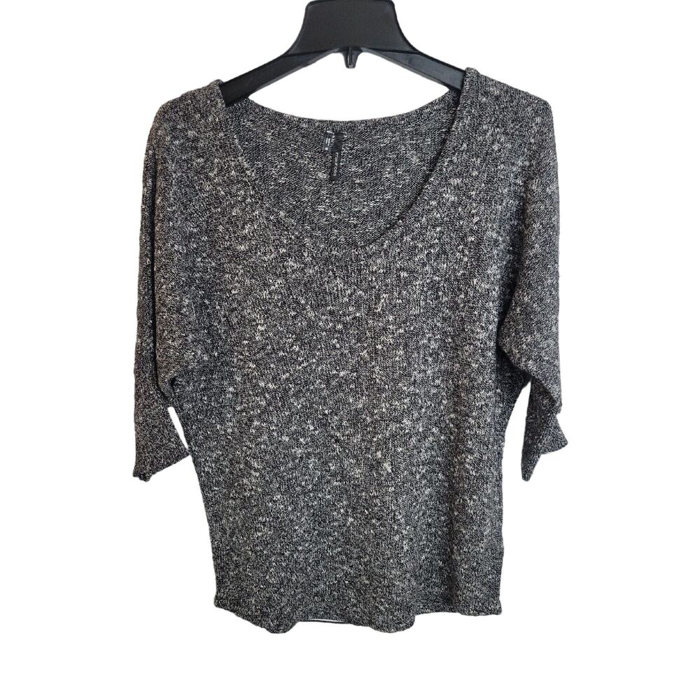 Maurices Gray Marled Knit Dolman Sleeve Pullover Sweater‎ Women's Size Medium